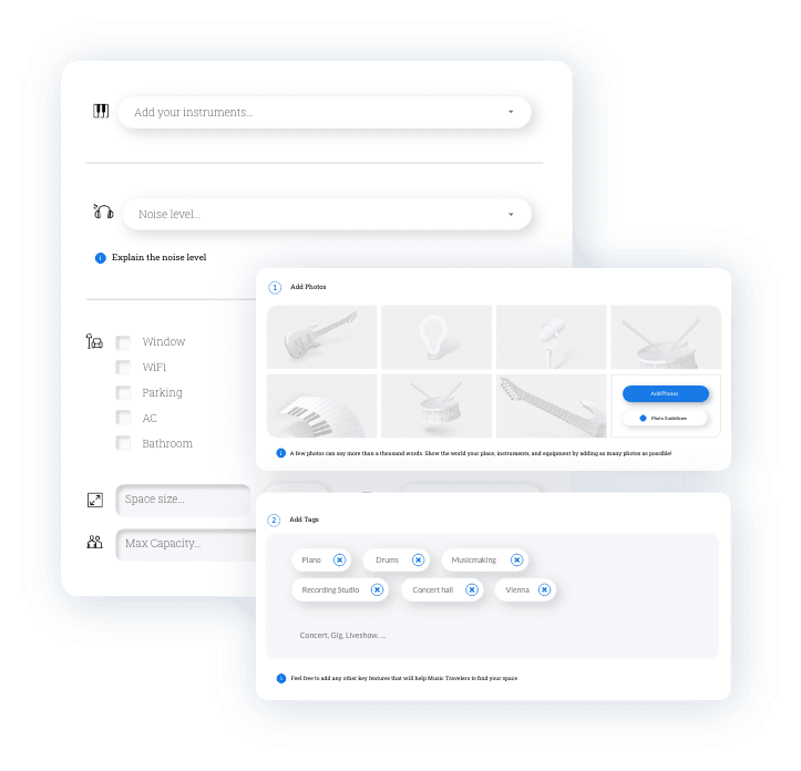 Manage your space dashboard