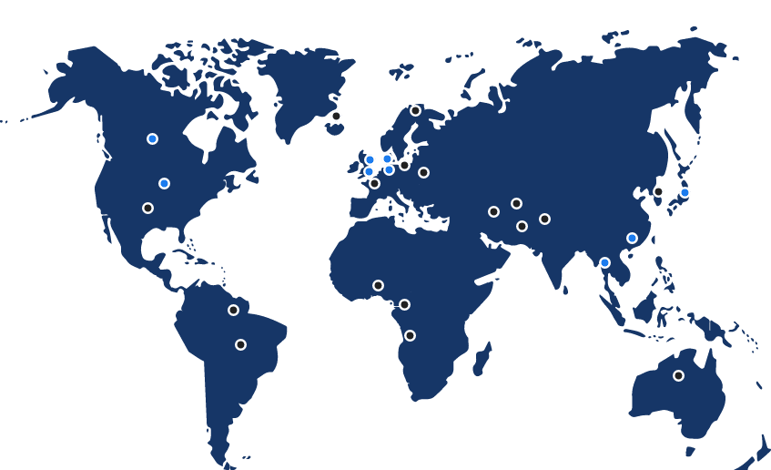 Global network map